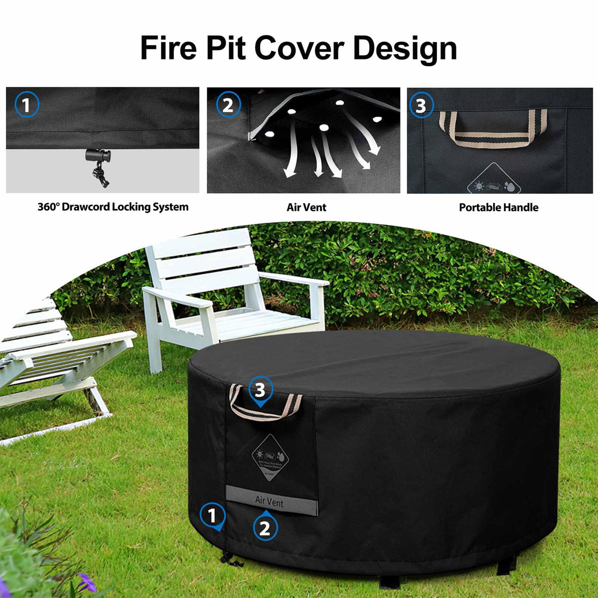 QH.HOME cover offers easy use and long-lasting outdoor protection.