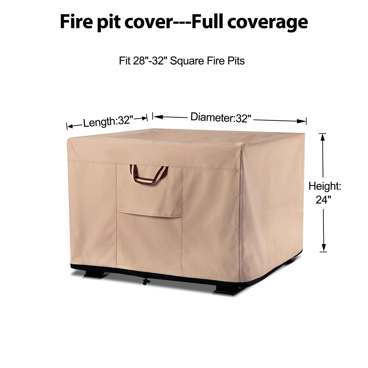 QH.HOME 900D cover offers tear resistance for outdoor durability.