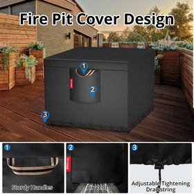 QH.HOME vented design promotes airflow to prevent moisture buildup inside the cover.