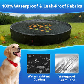 QH.HOME windproof dual-drawstrings system secures cover in windy weather.