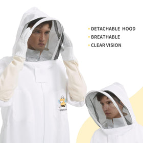 QHZHANG Bee Suit elastic bands and gloves ensure snug fit