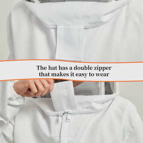 QHZHANG Bee Suit XL tough fabric resists tearing during daily beekeeping