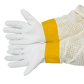 QHZHANG goatskin leather offers durability for hive work and daily tasks.