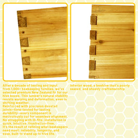 QHZHANG beeswax-coated foundation promotes natural wax compatibility