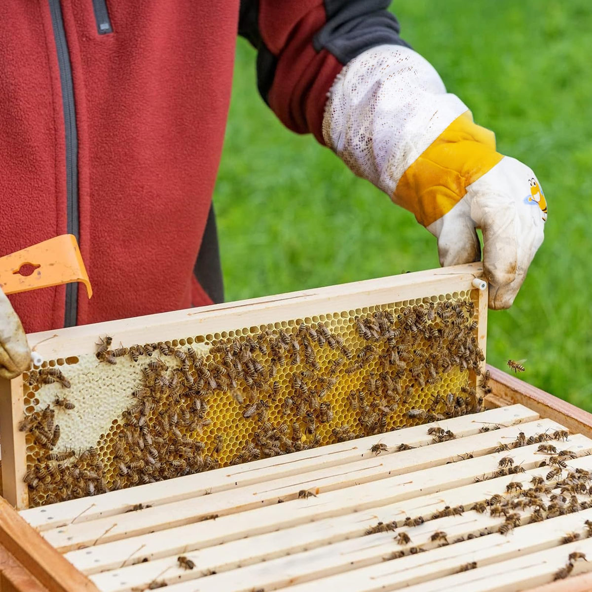 QHZHANG breathable design supports comfortable hive inspections over extended wear.