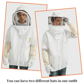 QHZHANG Round veil demonstrates versatile head coverage with clear visibility.