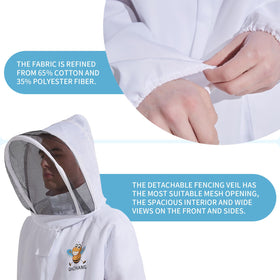 QHZHANG Sheepskin gloves for comfortable hive handling