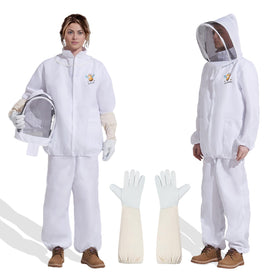 QHZHANG Sting-Proof Bee Jacket front view for full protection and clear visibility