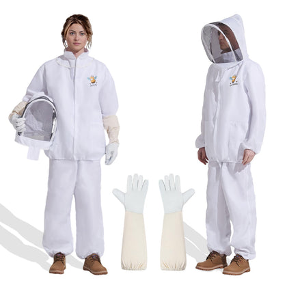 QHZHANG Sting-Proof Bee Jacket front view for full protection and clear visibility