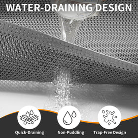 QiCaiJia outdoor rubber mat designed for heavy foot traffic.