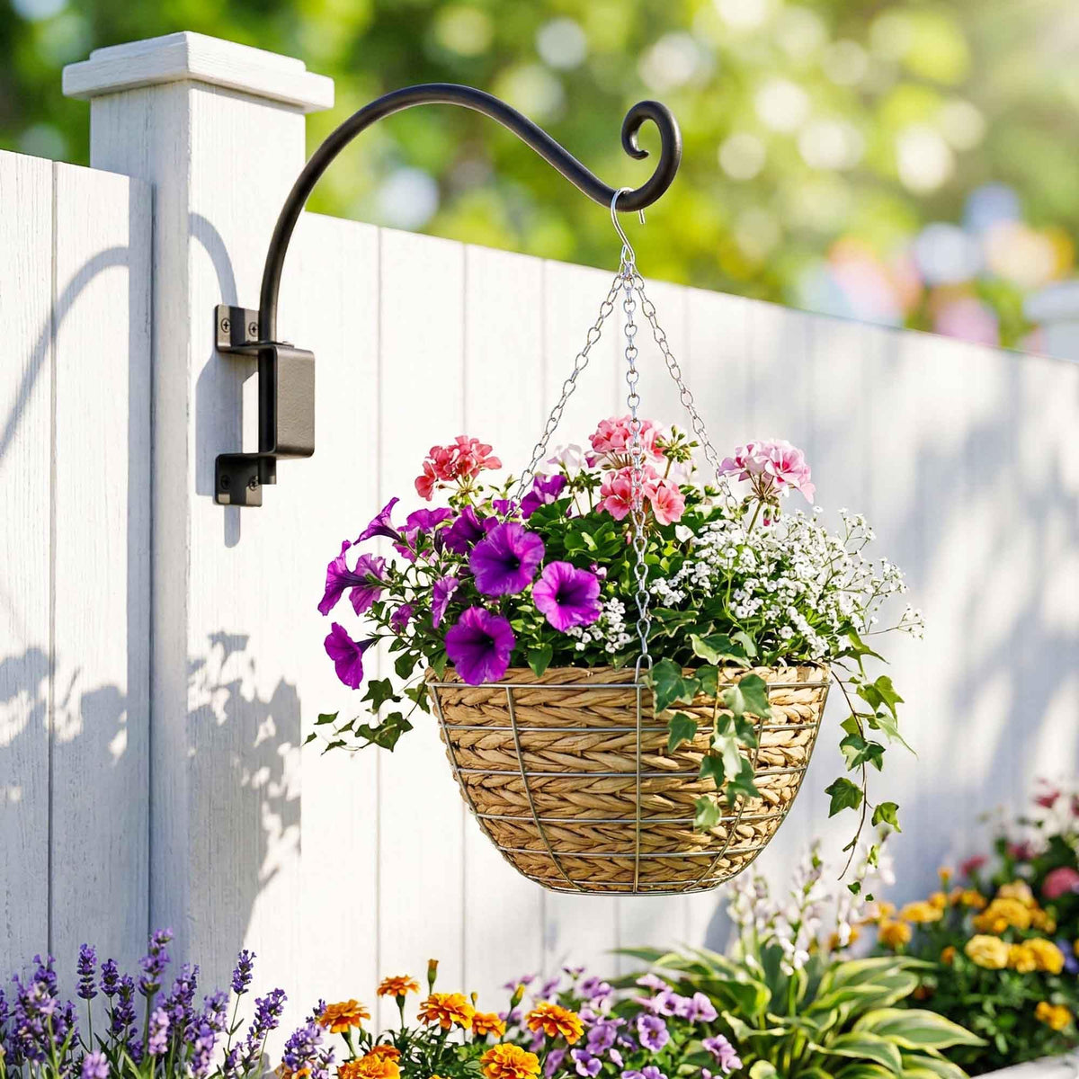 Qiang Ni decorative garden display adds charm to outdoor spaces.