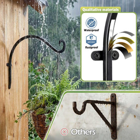 Qiang Ni four-pack hooks offer versatile outdoor hanging options.