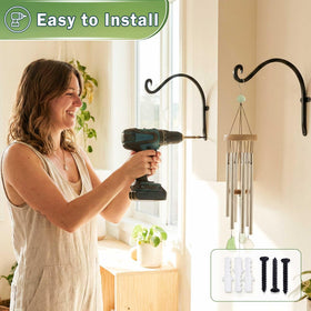 Qiang Ni twelve self-tapping screws enable simple mounting.