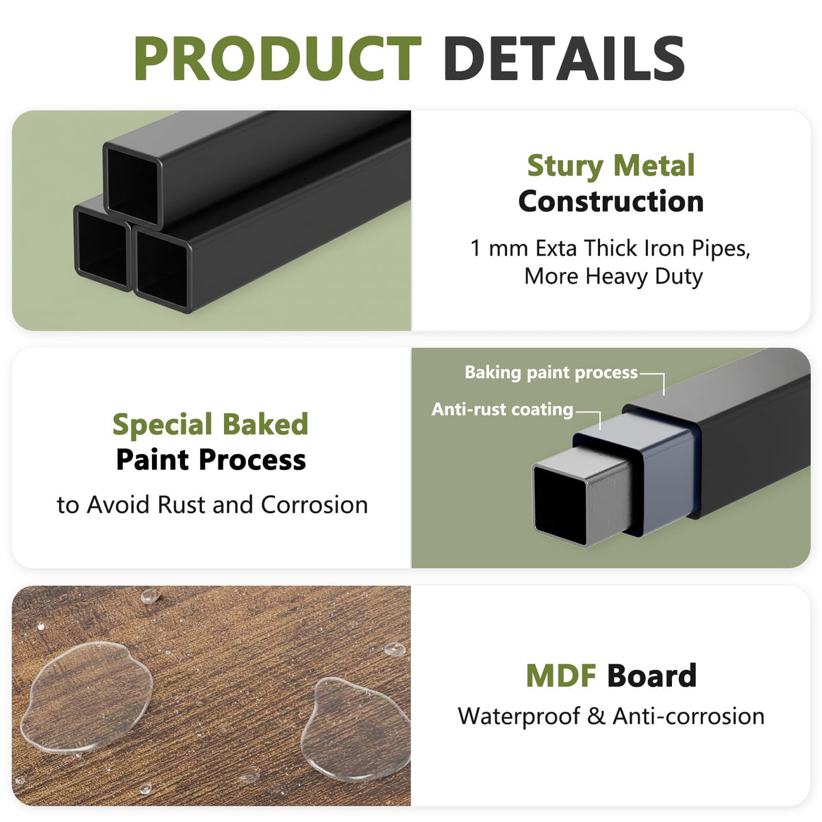 Qiaogreen assembly-friendly setup enables quick installation.