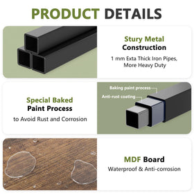 Qiaogreen assembly-friendly setup enables quick installation.