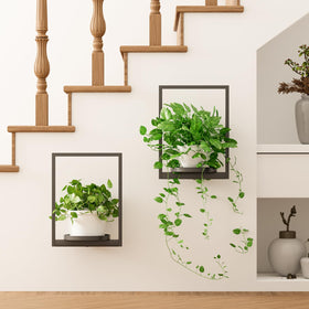 Qiaogreen easy-install hanging planter offers quick, hassle-free setup.