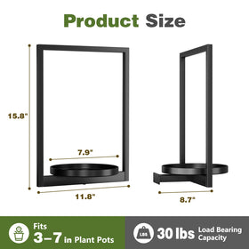 Qiaogreen weather-resistant metal shelf resists wear indoors and outdoors.