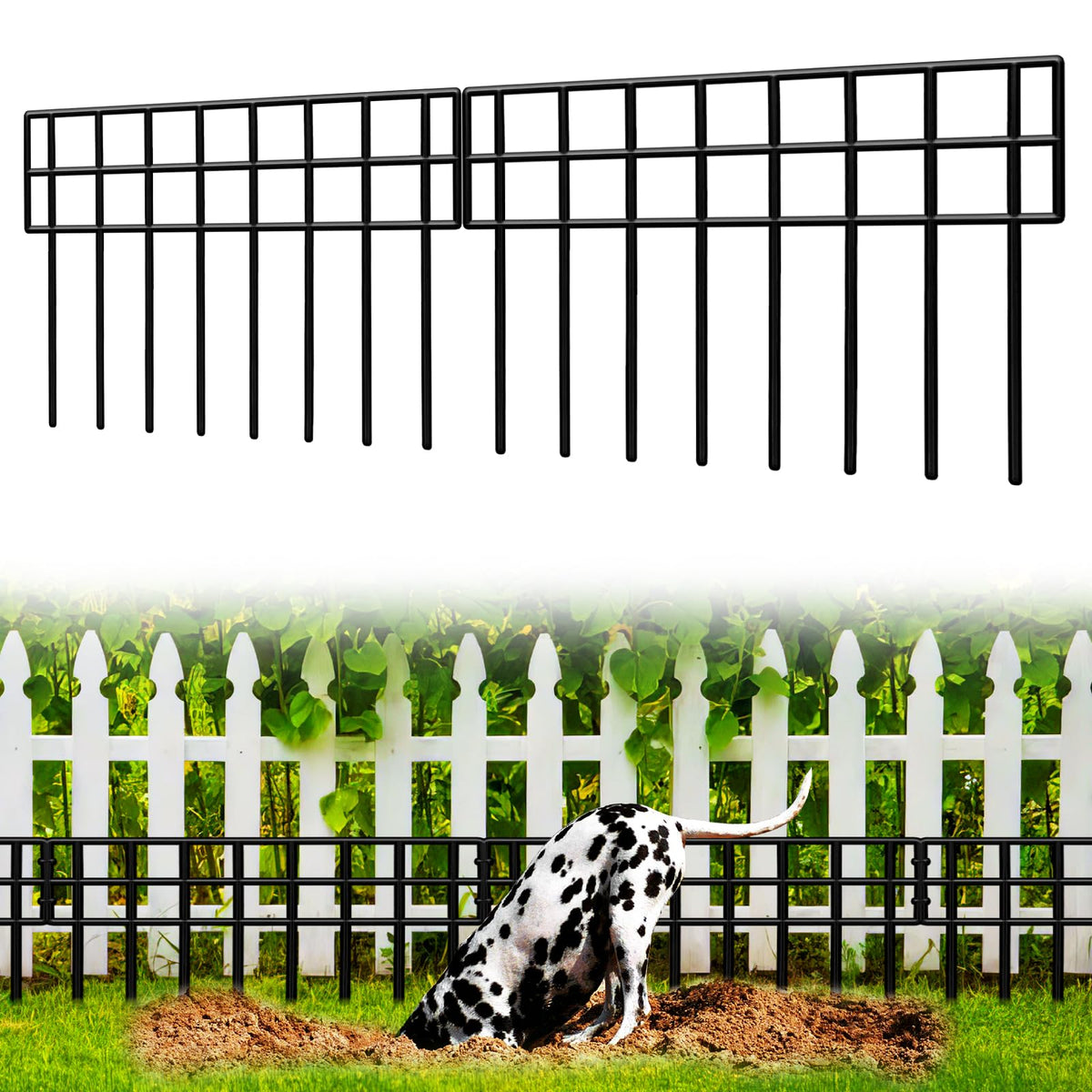 QIAOKAIYAN animal barrier fence panel assembly demonstrates modular design for quick setup.