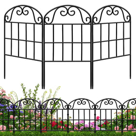 QIAOKAIYAN arch decorative fence panel enhances outdoor charm and boundary definition.