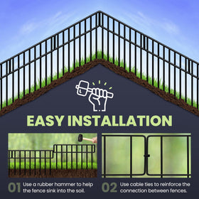 QIAOKAIYAN flexible reusable panels adapt to changing garden borders.