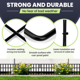 QIAOKAIYAN rustproof coating visible on panel for outdoor longevity.