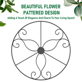 Qiaomeiysp 4-pack planters enhancing indoor/outdoor decor with vertical display.