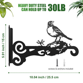 Qiaomeiysp indoor wall display with bird-pattern hanger enhances green spaces