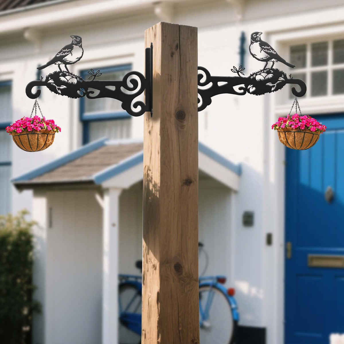 Qiaomeiysp wind-chime hanger bracket adds musical charm to any porch
