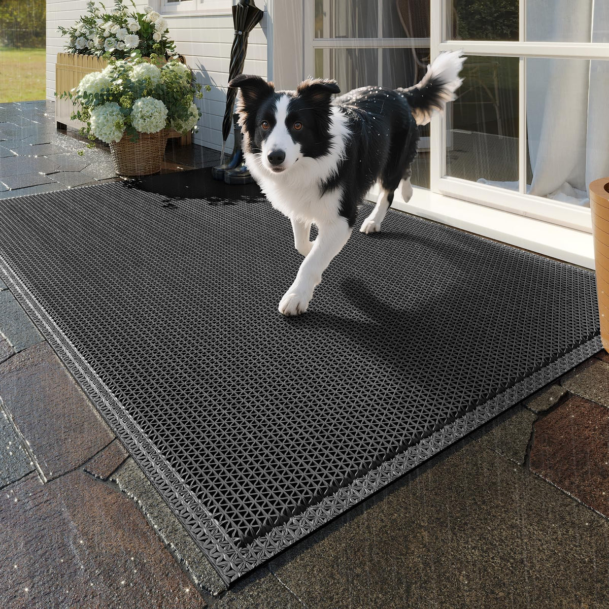 QiCaiJia anti-slip bottom shown on concrete surface