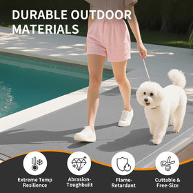 QiCaiJia easy-clean mat hose-down and air-dry friendly.