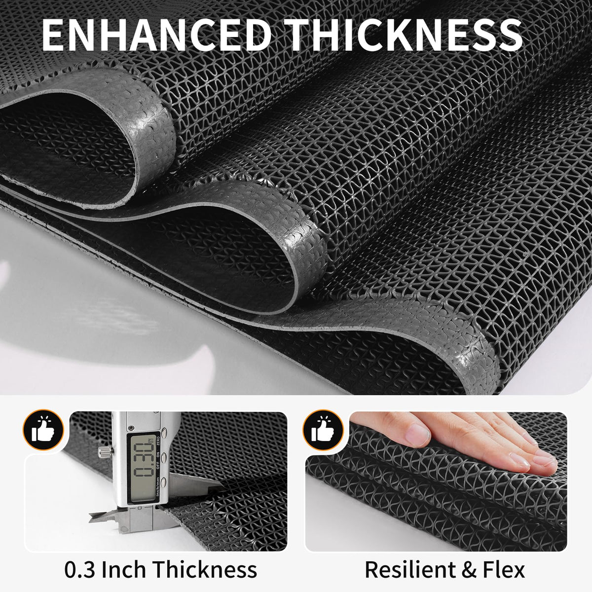 QiCaiJia thick PVC design emphasizes durability and weather resistance