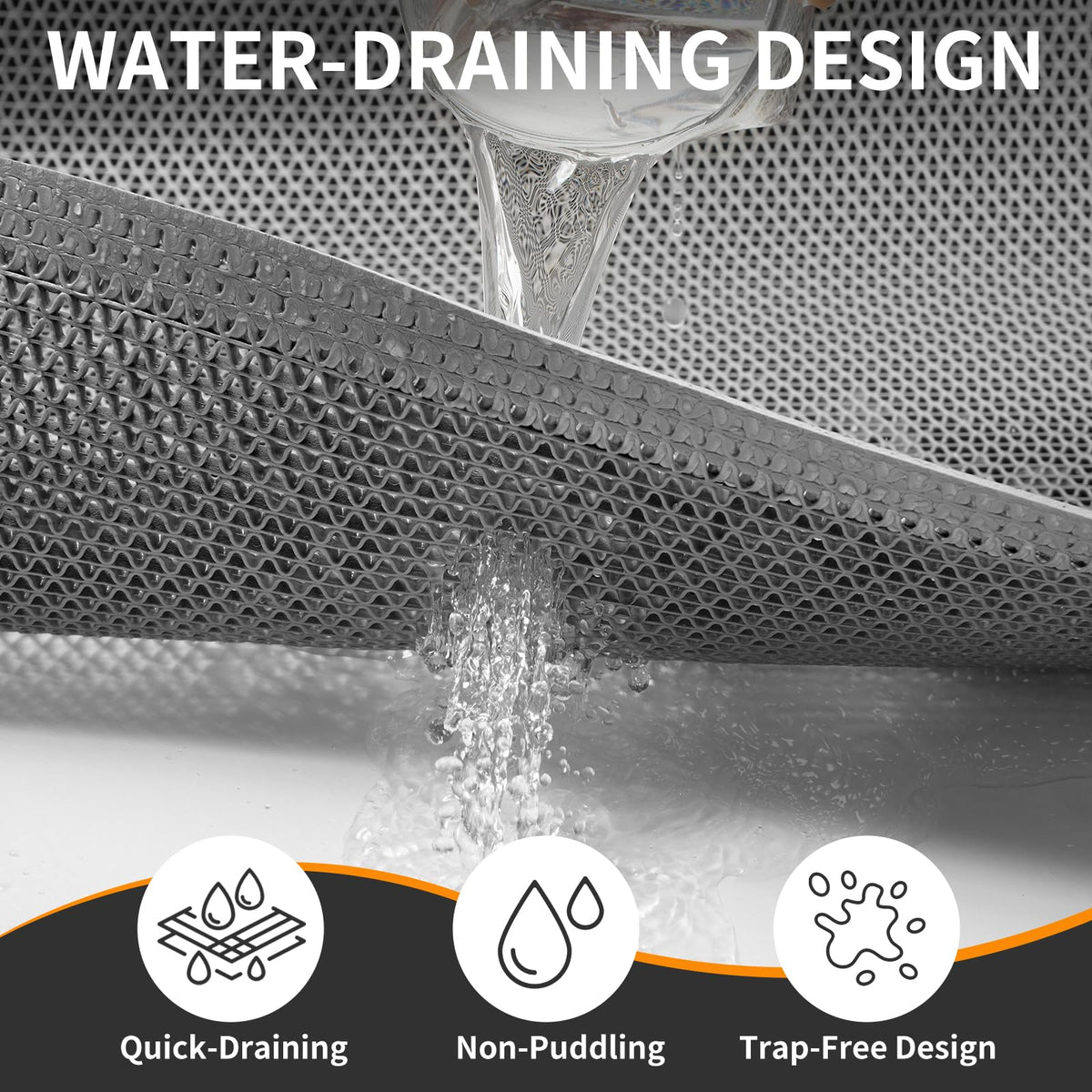 QiCaiJia durable PVC construction suitable for outdoors and kitchens.