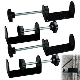 Qicfrk adjustable patio clip 3in secures cushions against wind