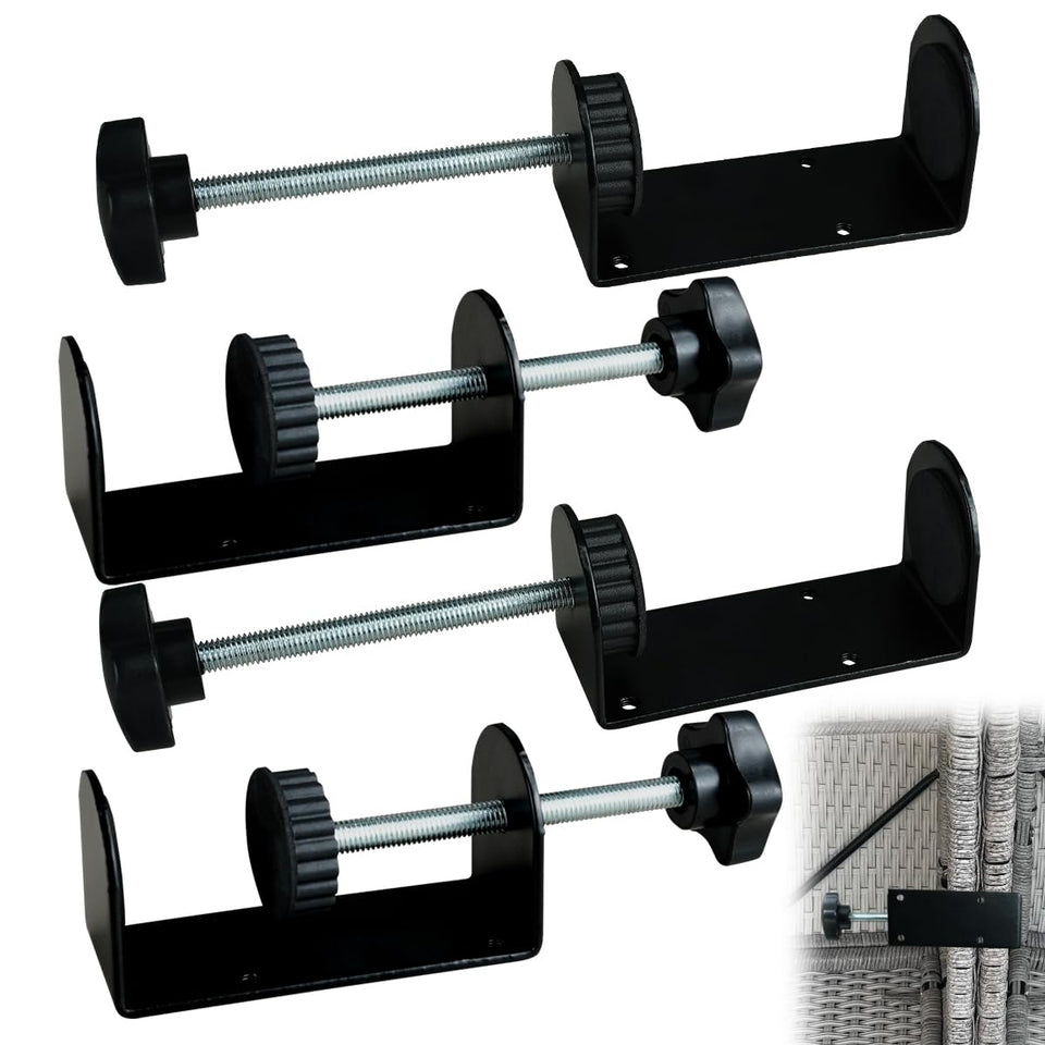 Qicfrk adjustable patio clip 3in secures cushions against wind