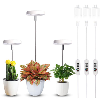 Qicodu grow light full-spectrum unit for healthy indoor plants and vibrant foliage.