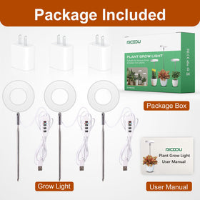 Qicodu three-pack set saves space and outfits multiple desks or shelves.