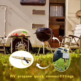 Qieoyk installation-friendly kit speeds up RV and grill setup.