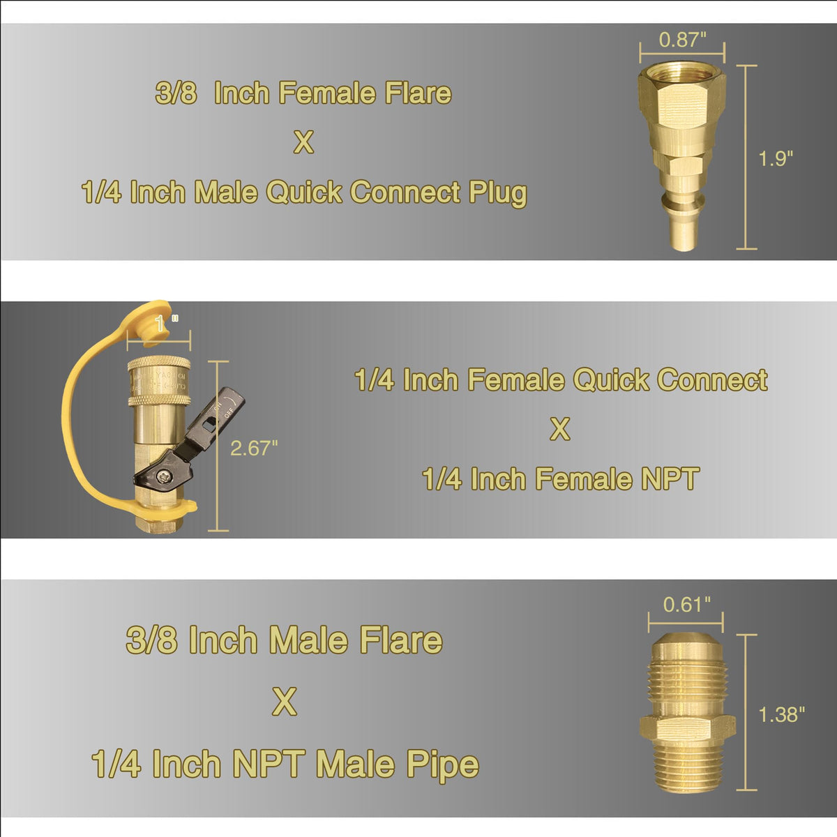 Qieoyk quick-key connect plug for reliable, leak-free joins.