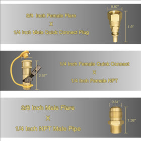 Qieoyk quick-key connect plug for reliable, leak-free joins.