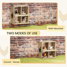 Qifeila nesting box egg collection design prevents rolling eggs and protects shells.