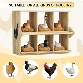 Qifeila durable wooden nesting box built to endure outdoor conditions.