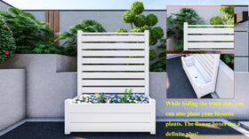 Qikdesign Planter Box drainage holes help keep soil nutrients balanced.