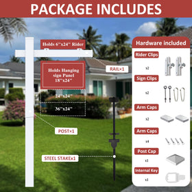 Qikdesign rust-free stainless steel power stake for secure placement.