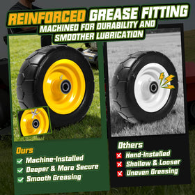 QILINGLORY polyurethane 90% blend boosts durability and reduces vibration.