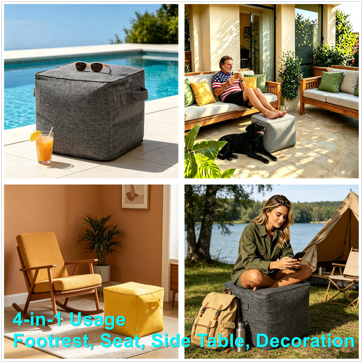 QILLOWAY compact and travel-friendly for camping and beach trips.