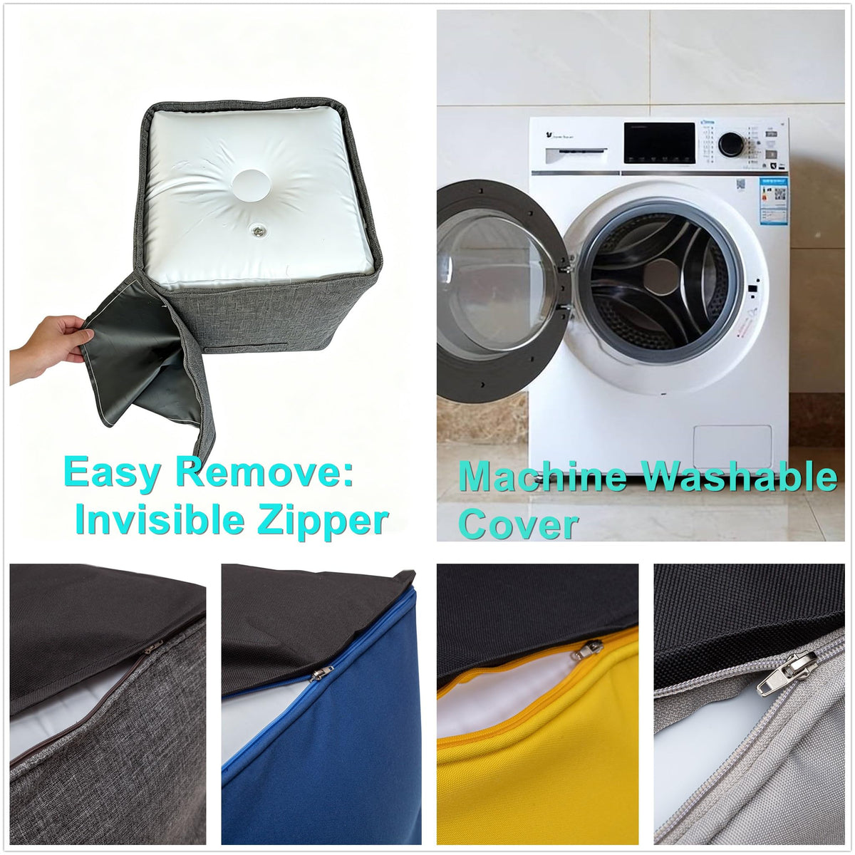 QILLOWAY reinforced seams ensure sturdy support for users of all ages.