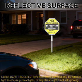 Qimshemi rust-free aluminum exterior sign withstands heavy weather