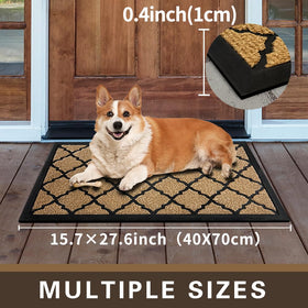 Qingbei Rina dirt-trapping mat in coir-polyester removes mud at the threshold