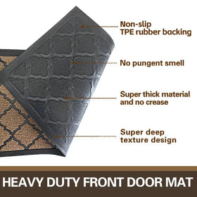 Qingbei Rina modern front door mat adds style to outdoor and indoor spaces