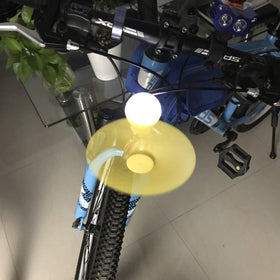 QINIZX wind power in action powering bicycle light demonstration